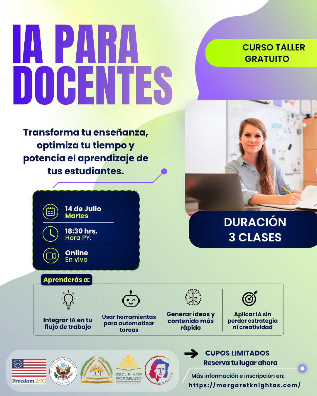 IA PARA DOCENTES | Curso-Taller Gratuito